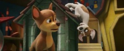 Кадр з фільму Щенячий патруль у кіно