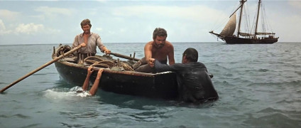 Кадр з фільму Ураган над Ямайкою