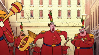 Кадр з фільму Різдво малого Бетмена