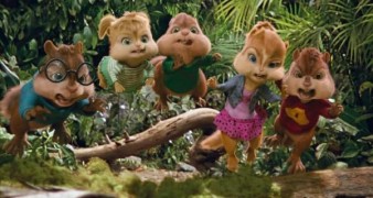 Кадр з фільму Елвін та бурундуки 3