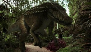 Кадр з фільму Динокрок проти динозавра