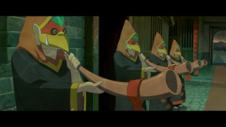 Кадр з фільму Велика риба та яблуня (По той бік океану)