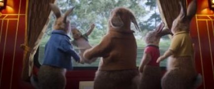 Кадр з фільму Кролик Петрик: Втеча до міста