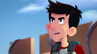 Кадр з фільму Останні діти на землі. Книга 1.