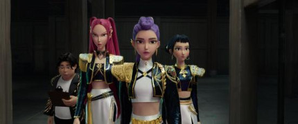 Кадр з фільму Кейпоп-мисливиці на демонів