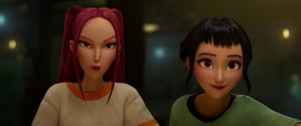 Кадр з фільму Кейпоп-мисливиці на демонів