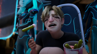 Кадр з фільму Мисливці на тролів. Повстання титанів