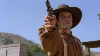 Кадр з фільму Захід сонця в прерії