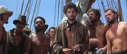 Кадр з фільму Ураган над Ямайкою