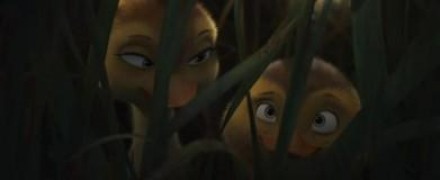 Кадр з фільму Татко гусак