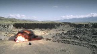 Кадр з фільму Юрські мисливці