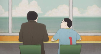 Кадр з фільму Сліпа верба, спляча жінка