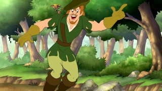 Кадр з фільму Том і Джеррі. Робін Гуд і Миша-сміхотунка