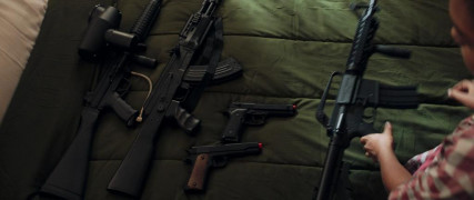 Кадр з фільму Поїзд до Парижа