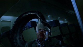 Кадр з фільму Змії в літаку