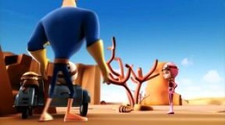 Кадр з фільму Помста чарівної рибки