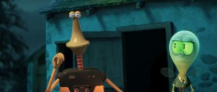 Кадр з фільму Оріон і Темряк