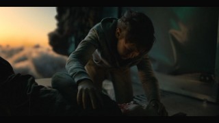 Кадр з фільму Криваво-червоне небо