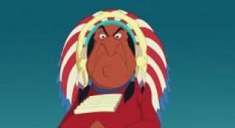 Кадр з фільму Мандрівка на захід: Нові пригоди Лакі Люка