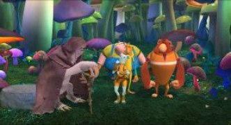 Кадр з фільму Пригоди Арахісу та порося