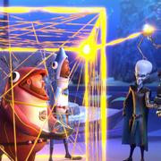 Кадр з фільму Мегамозок проти Синдикату Загибелі