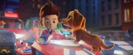 Кадр з фільму Щенячий патруль у кіно