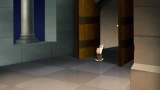 Кадр з фільму Том і Джеррі. Робін Гуд і Миша-сміхотунка