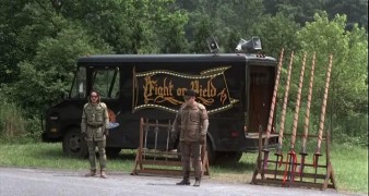 Кадр з фільму Лицарі-наїзники