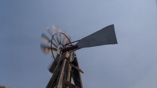 Кадр з фільму Захід сонця в прерії