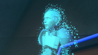 Кадр з фільму Атомікрон: Альянс Атомікрон