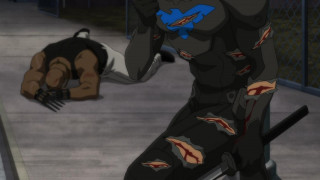 Кадр з фільму Син Бетмена