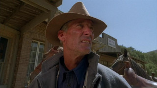 Кадр з фільму Захід сонця в прерії