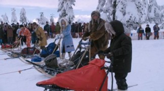 Кадр з фільму Снігові пригоди цуценят