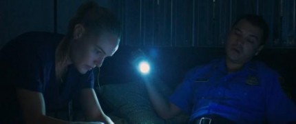 Кадр з фільму Ураган