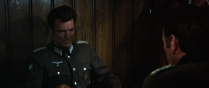 Кадр з фільму Куди залітають лише орли