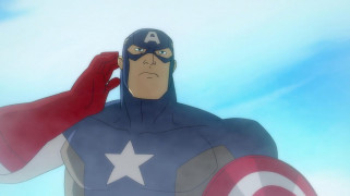 Кадр з фільму Пригоди Супергероїв. Льодова битва