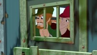 Кадр з фільму Том і Джеррі. Робін Гуд і Миша-сміхотунка