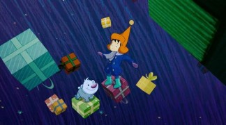 Кадр з фільму Учень Санти