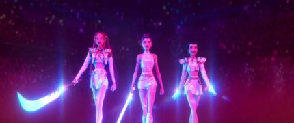 Кадр з фільму Кейпоп-мисливиці на демонів