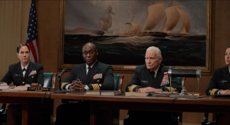 Кадр з фільму Військовий трибунал по справі про заколот на Кейні