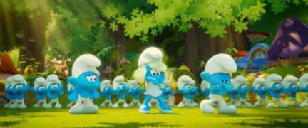 Кадр з фільму Смурфи