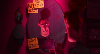 Кадр з фільму Ґарфілд у кіно