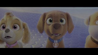 Кадр з фільму Щенячий патруль у кіно