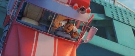 Кадр з фільму Щенячий патруль у кіно