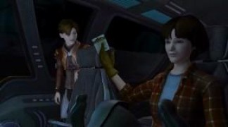 Кадр з фільму Зоряний бій крізь простір та час