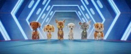 Кадр з фільму Щенячий патруль у кіно