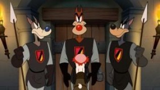 Кадр з фільму Том і Джеррі. Робін Гуд і Миша-сміхотунка