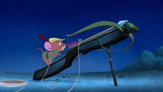 Кадр з фільму Том і Джеррі. Робін Гуд і Миша-сміхотунка