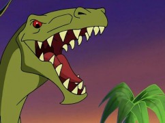 Кадр з фільму Острів динозаврів