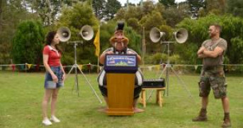 Кадр з фільму Дятел Вуді вирушає у табір